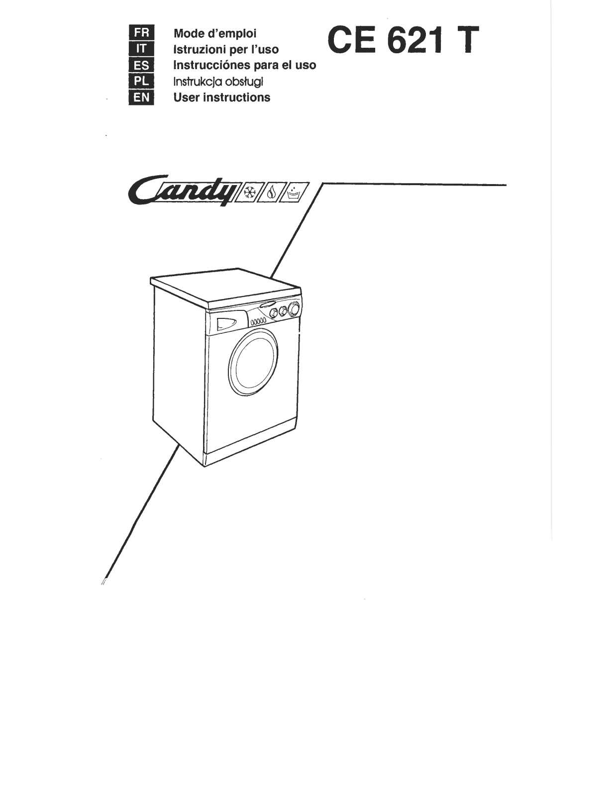 CANDY CE621 T User Manual