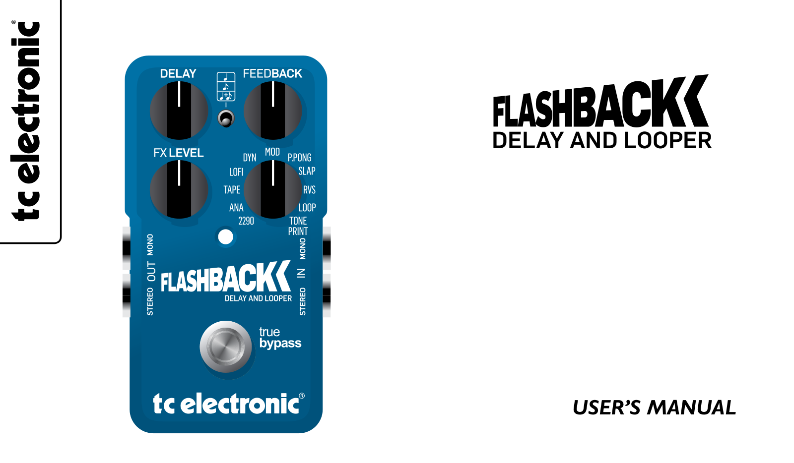 TC Electronic Flashback Delay User Manual