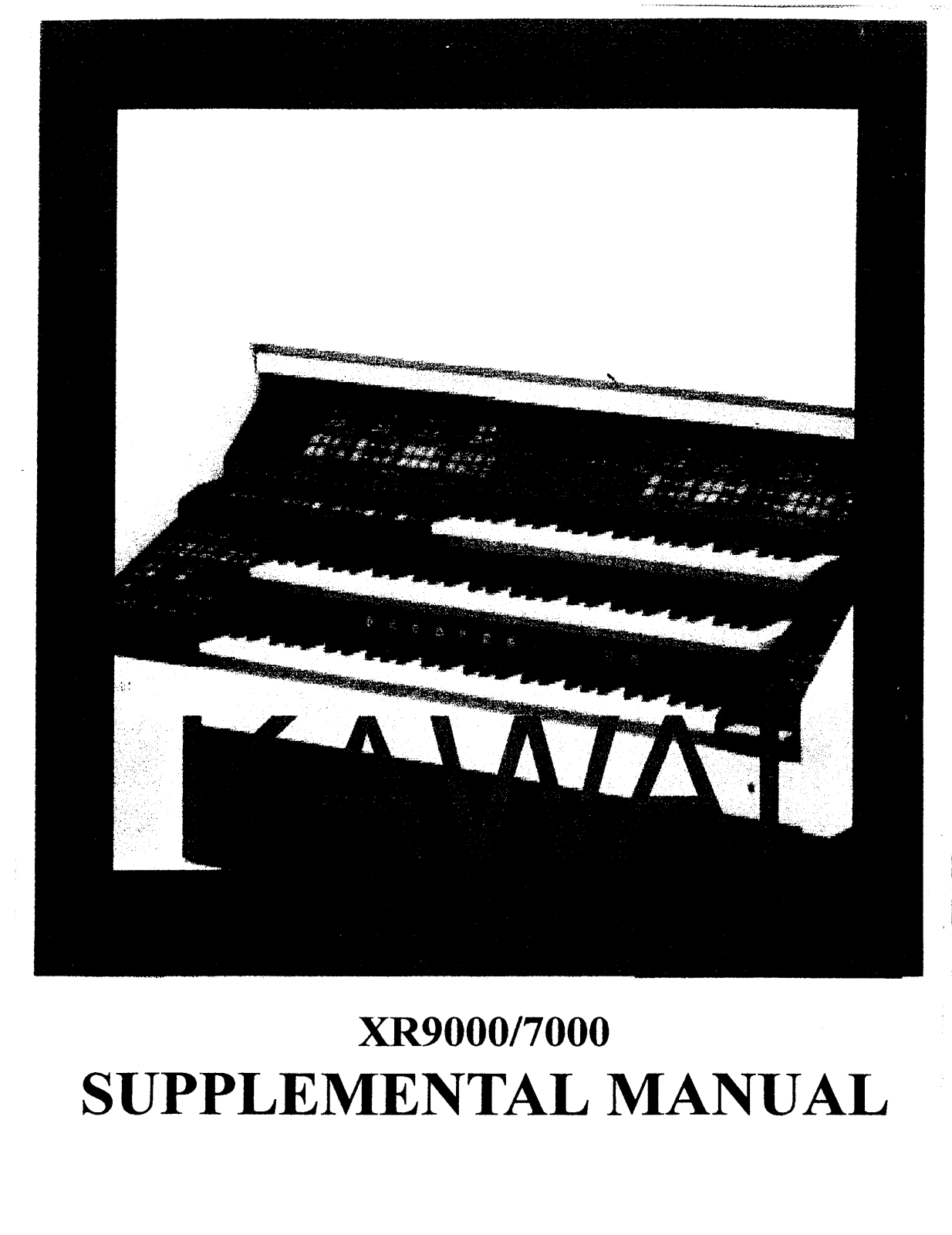 KAWAI XR7000, XR9000 User Guide