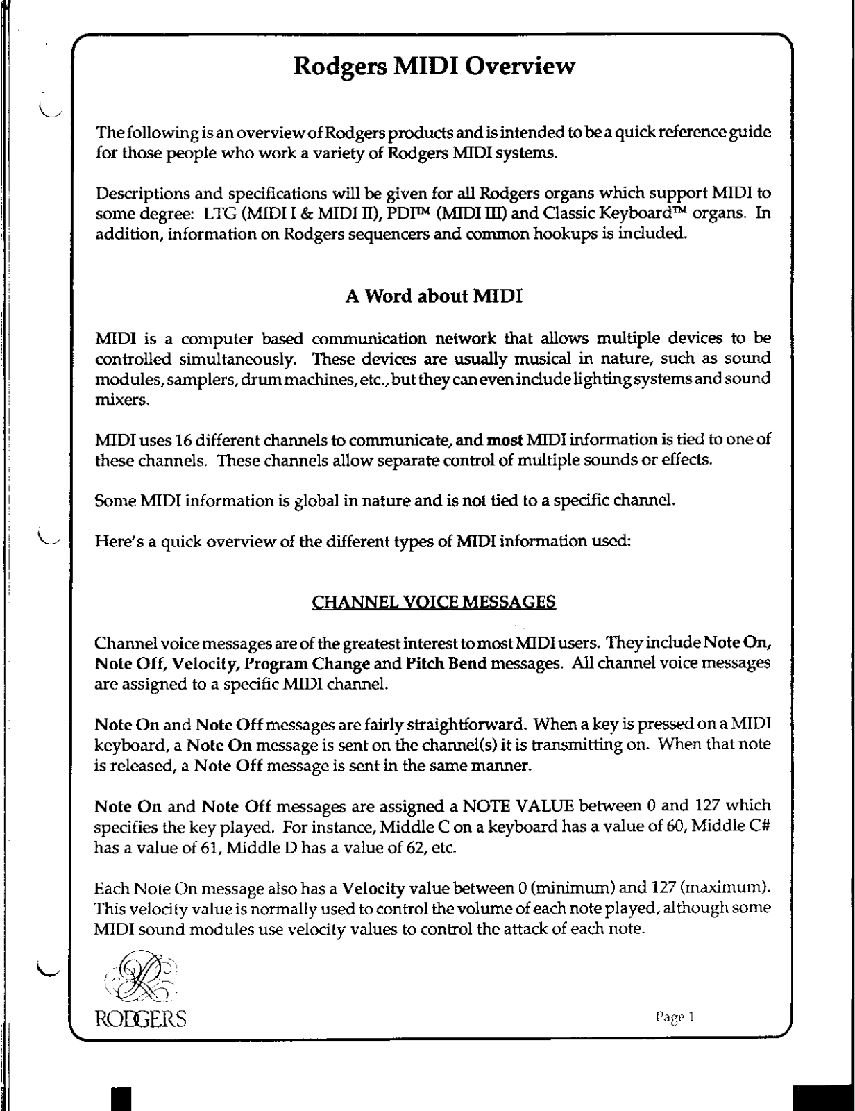 Roland C445 User Manual