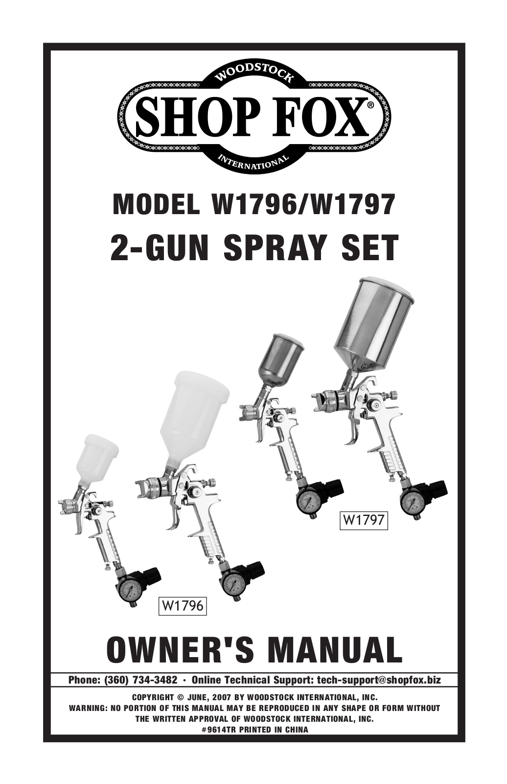 Woodstock W1797 User Manual