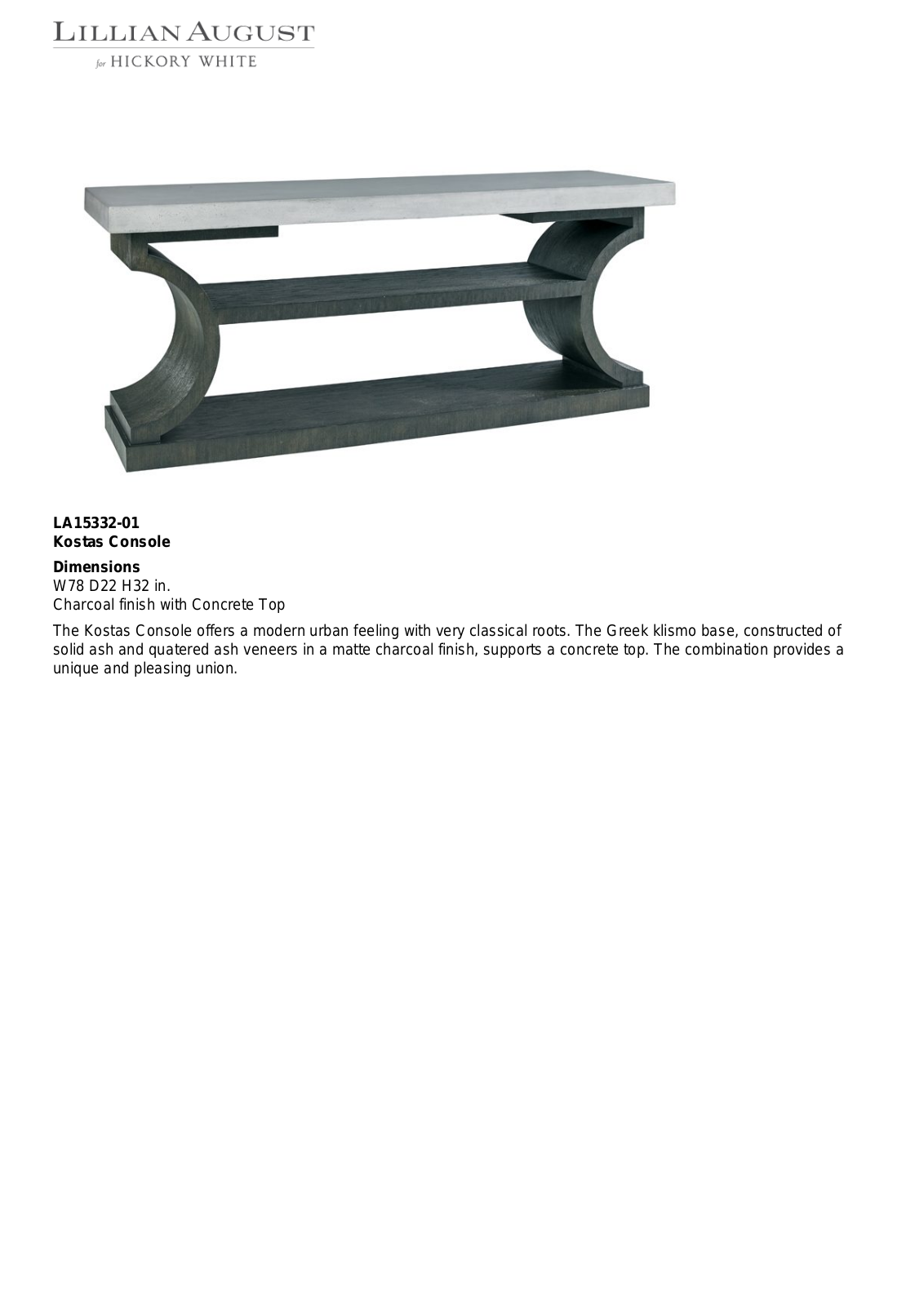 Lillian August PCFE2110 Specifications - ManualMachine.com