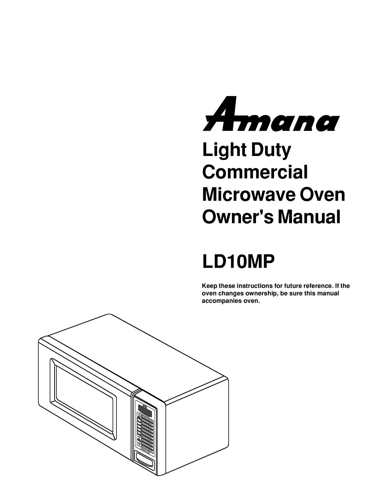 LG LD-10MP User Manual