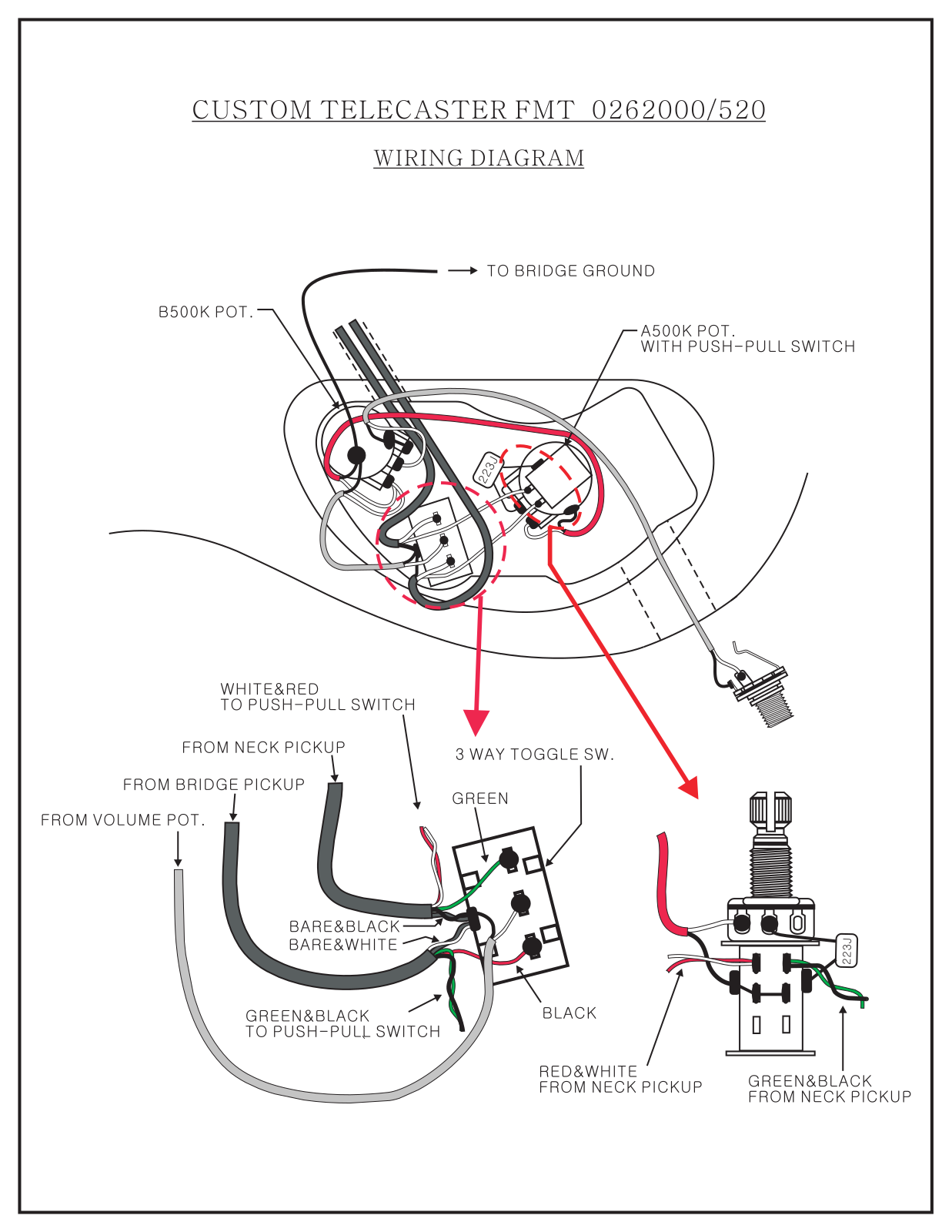 Fender Telecaster-026-2000-520s Diagrams