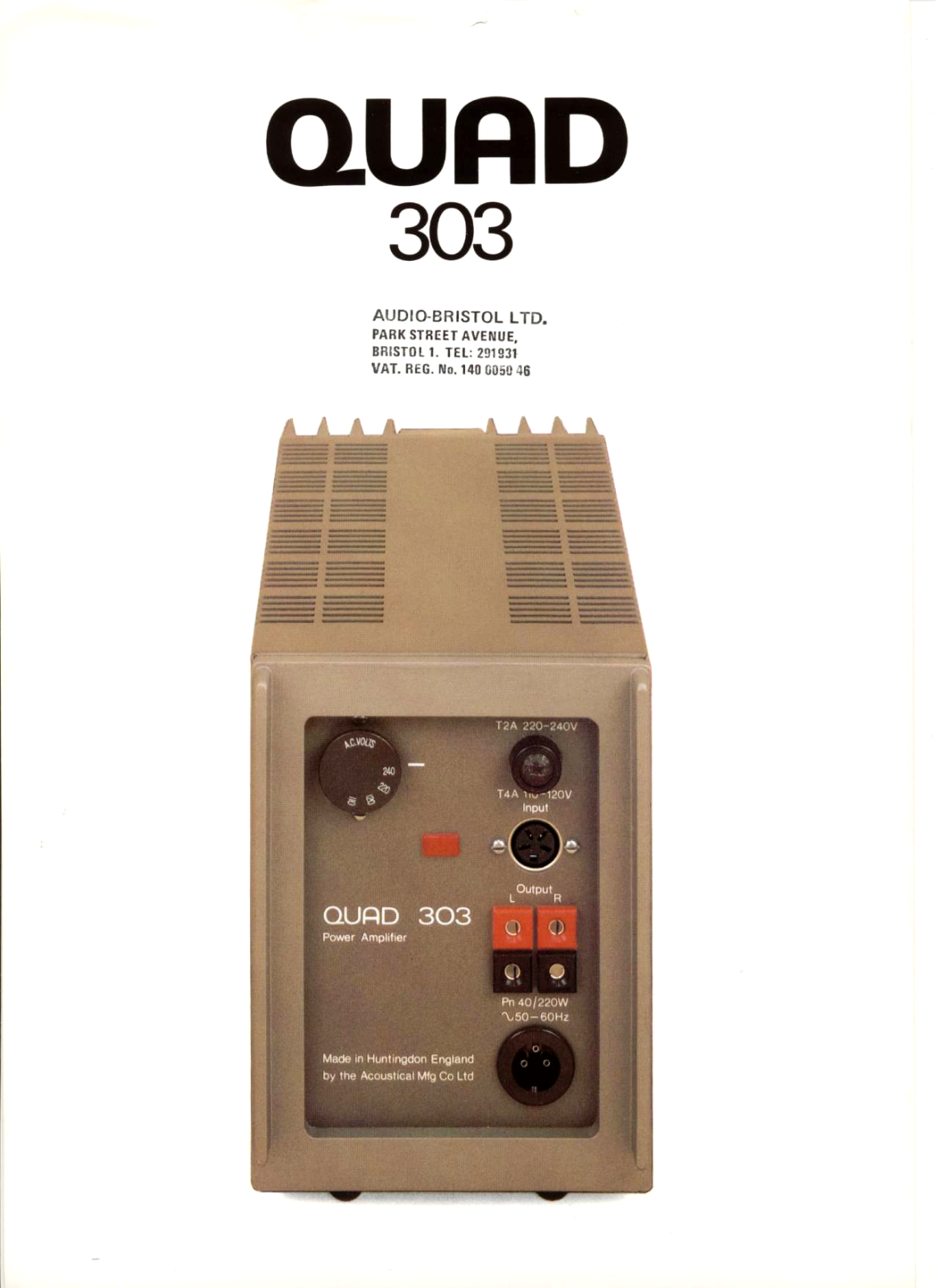 Quad 303 Brochure