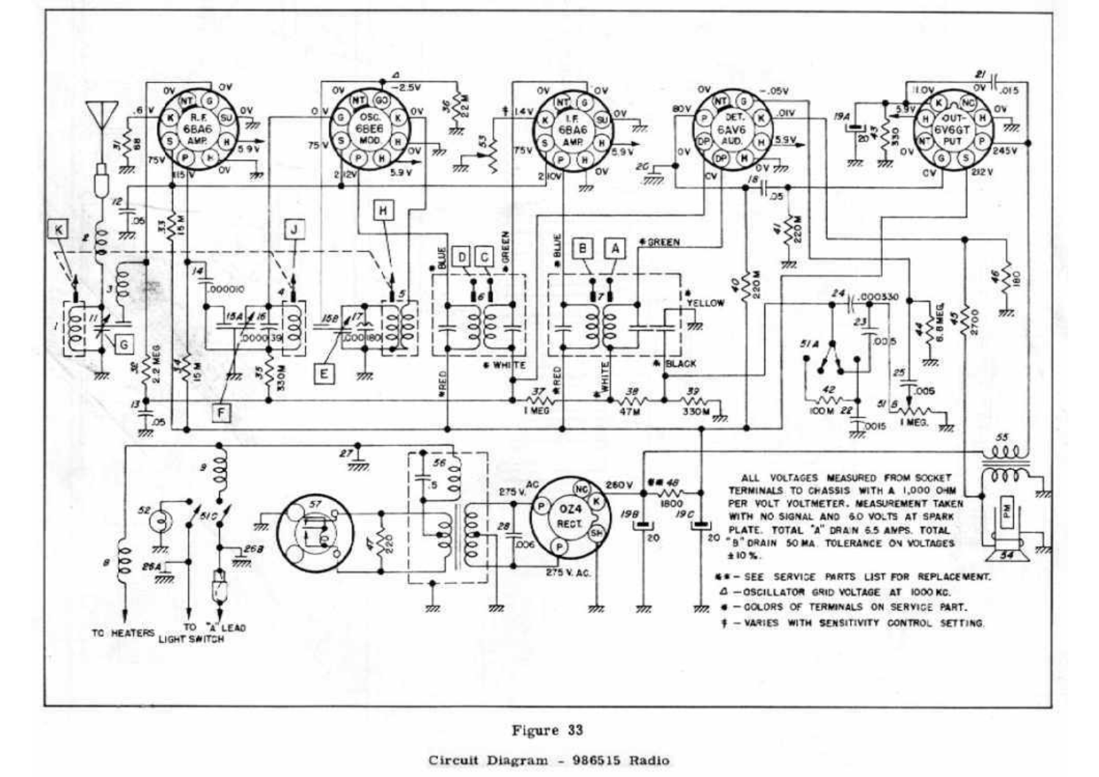 American Car Radio 986515 schematic - ManualMachine.com