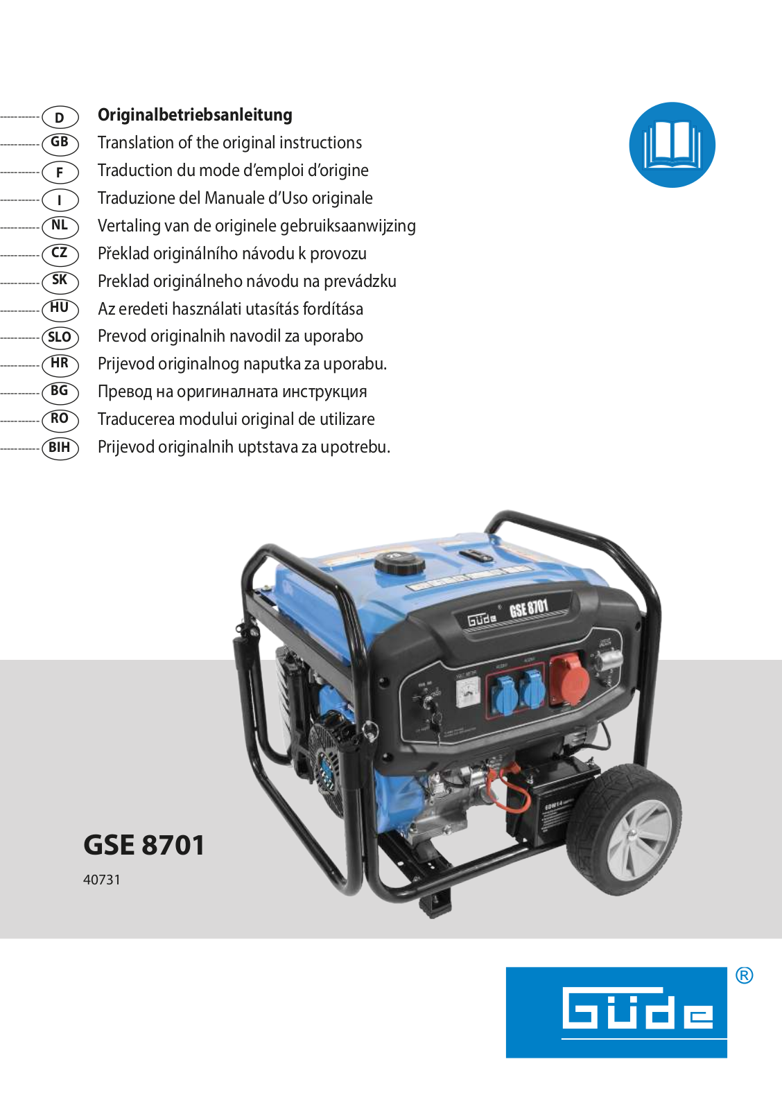 Güde 40731 User guide - ManualMachine.com