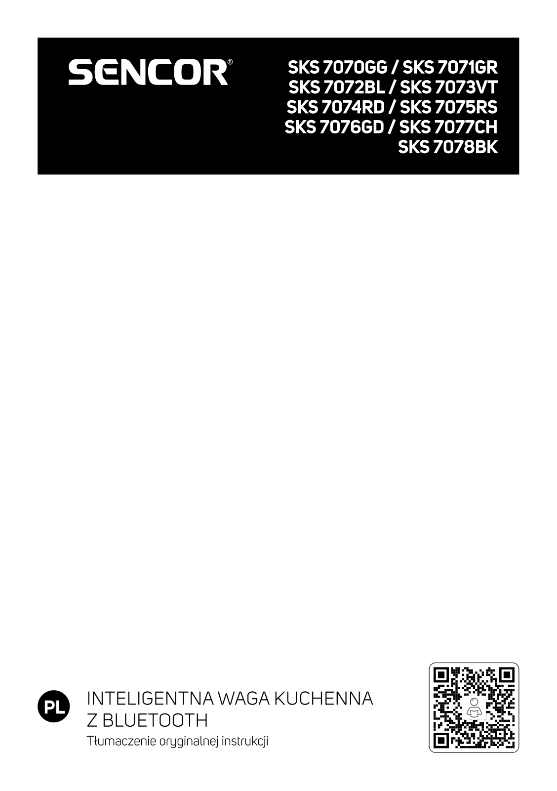 SENCOR SKS 7078BK, SKS 7077CH, SKS 7071GR, SKS 7070GG User guide - ManualMachine.com