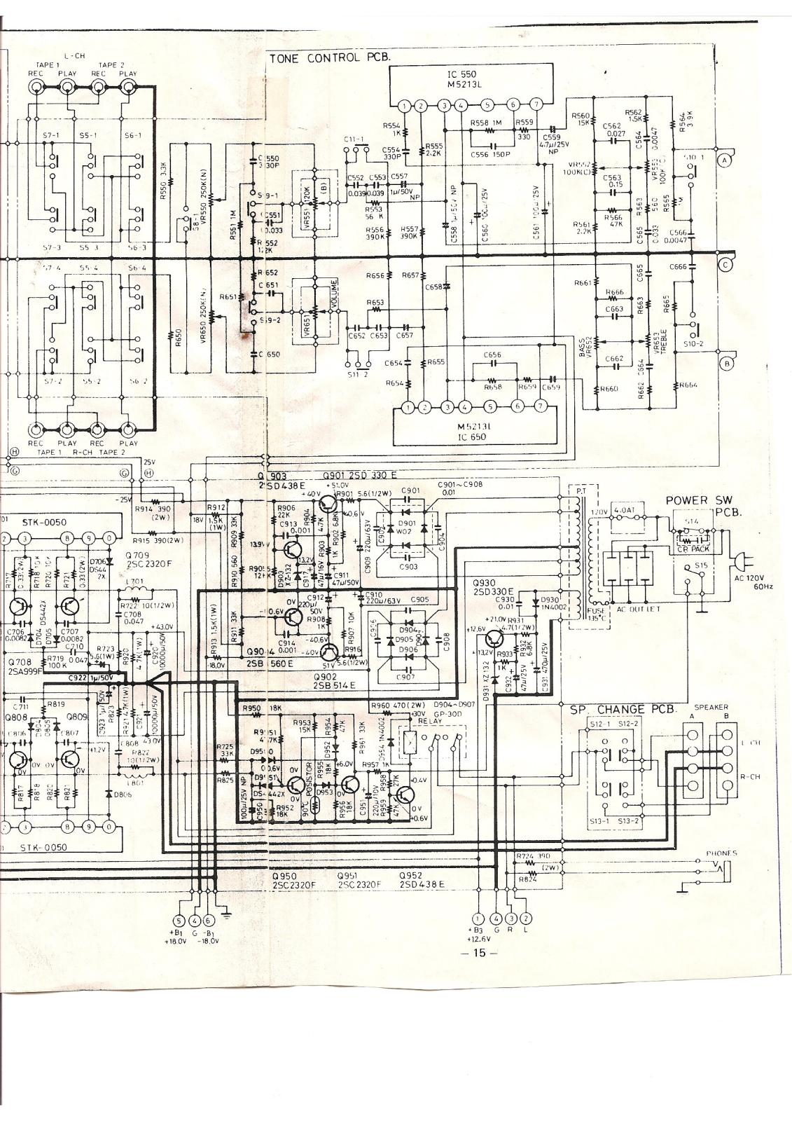 Sansui A-35 Schematic