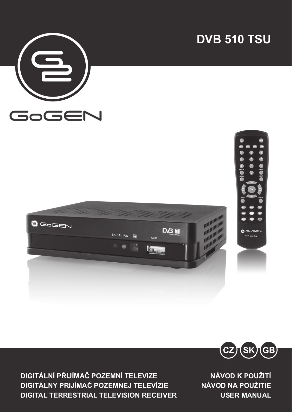 GoGEN DVB510TSU User Manual