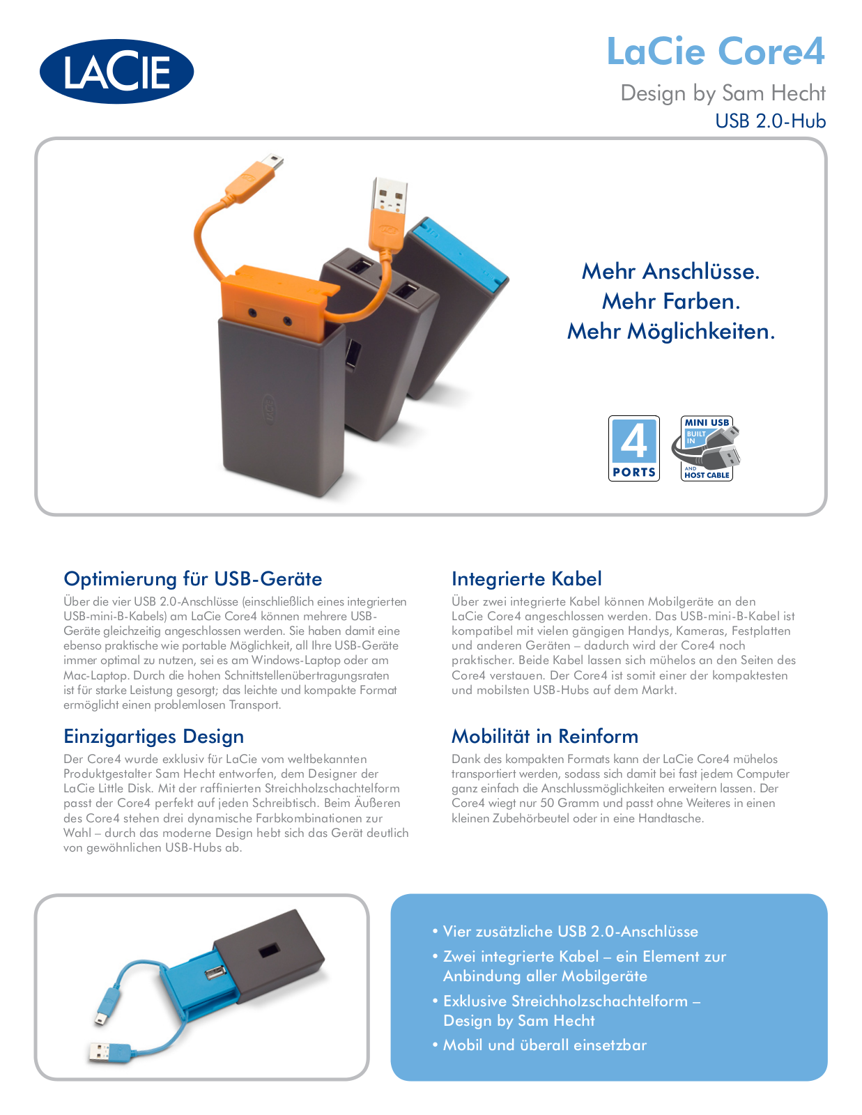 Lacie CORE4 DATASHEET