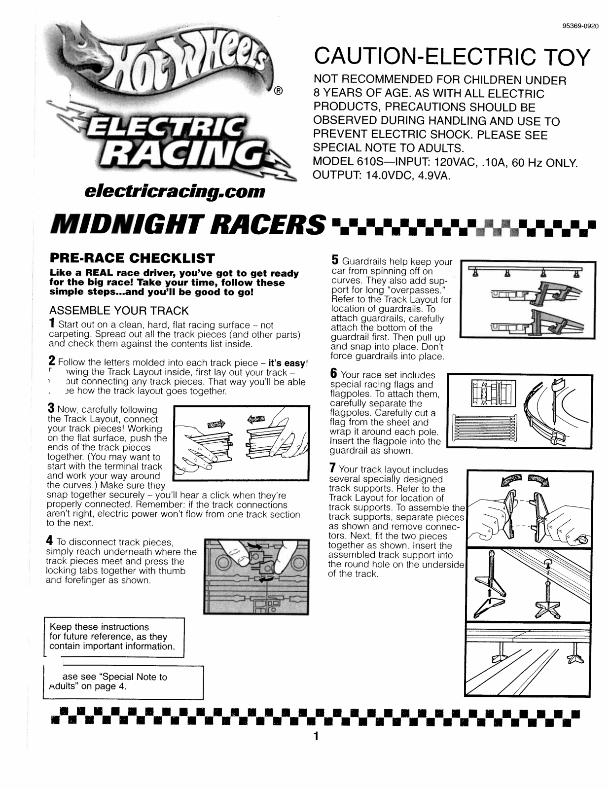 Fisher-Price 95369 Instruction Sheet