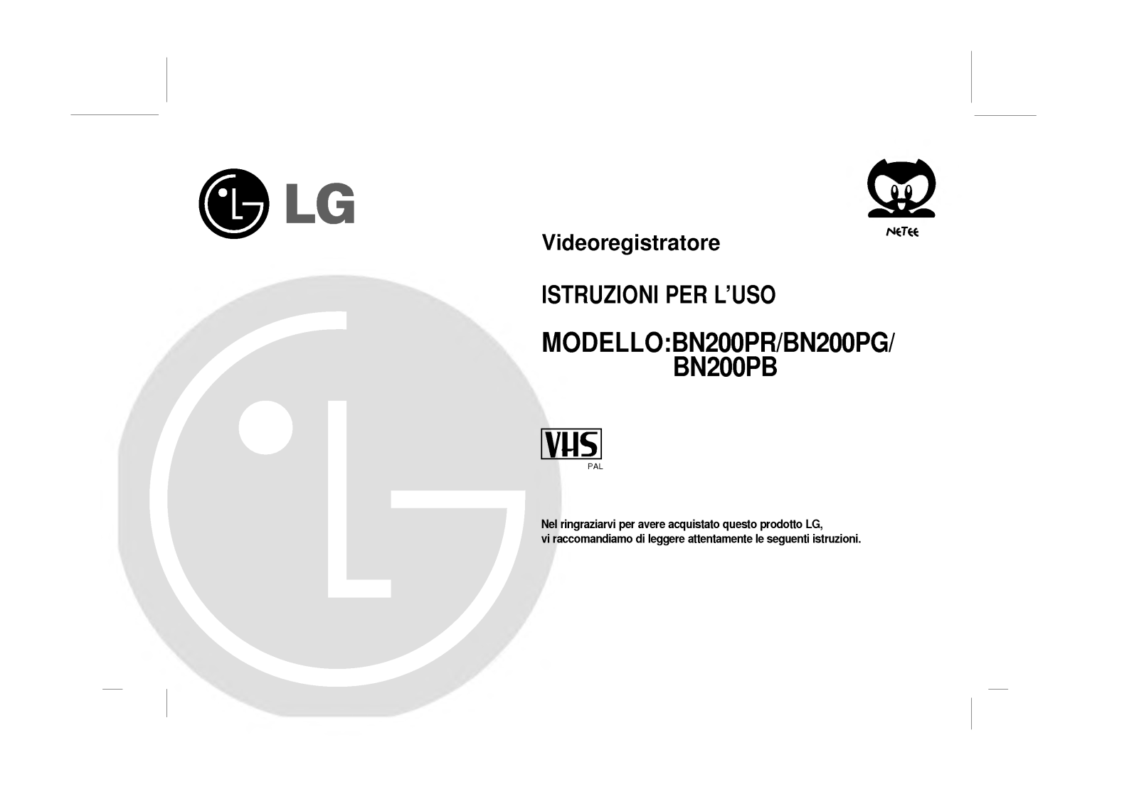 Lg BN200PB, BN200PG, BN200PR User Manual