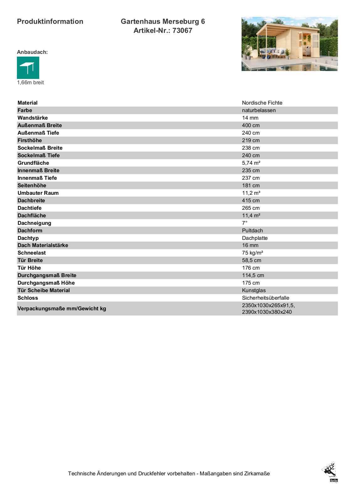 Karibu 73067 User Manual