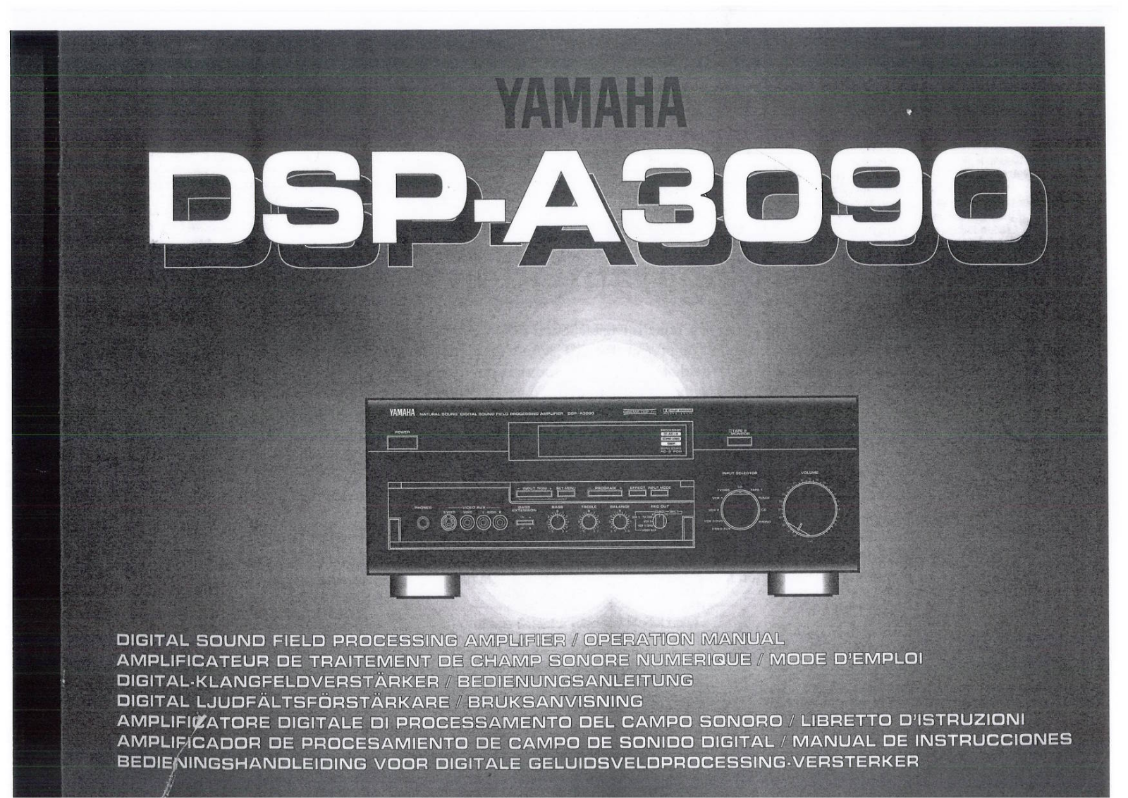 YAMAHA DSP-A3090 User Manual