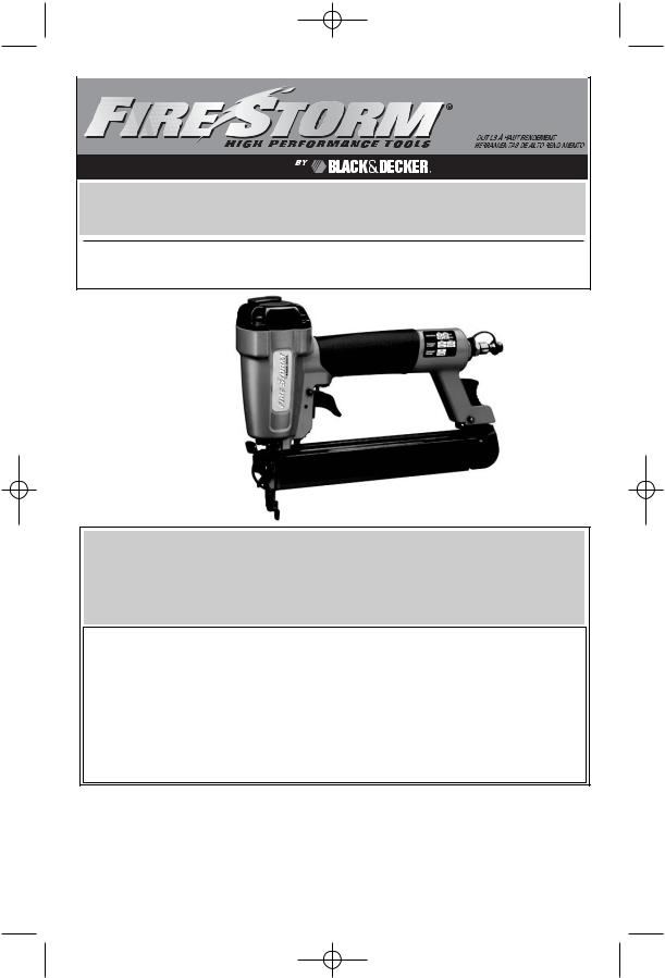 Black & Decker FS2NC User Manual