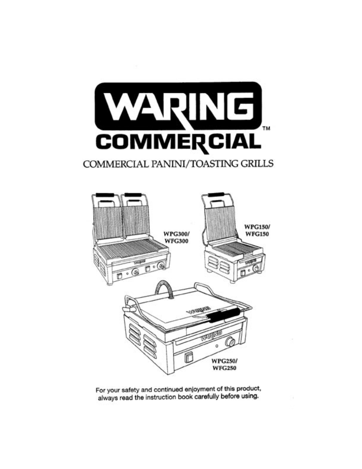 Waring WFG300T Instruction Manual