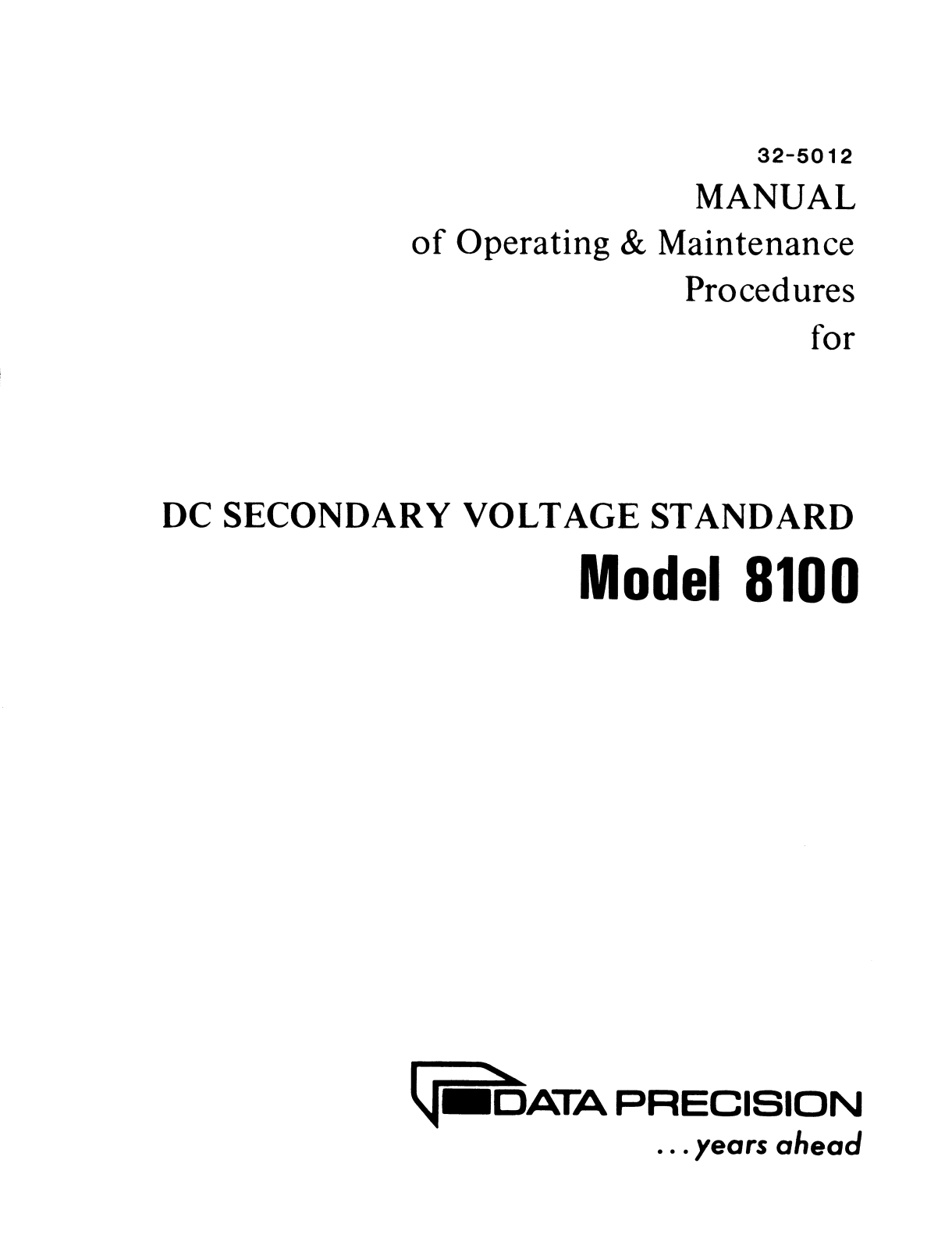 Data Precision 8100 Service manual