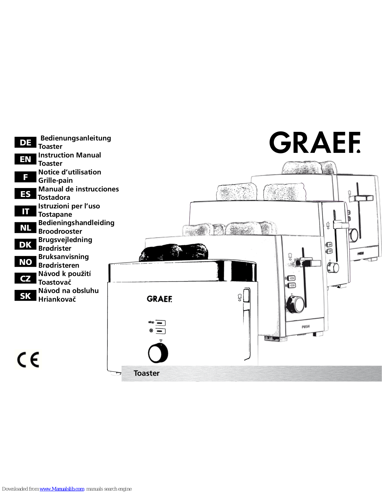 Graef 2 Slice Instruction Manual