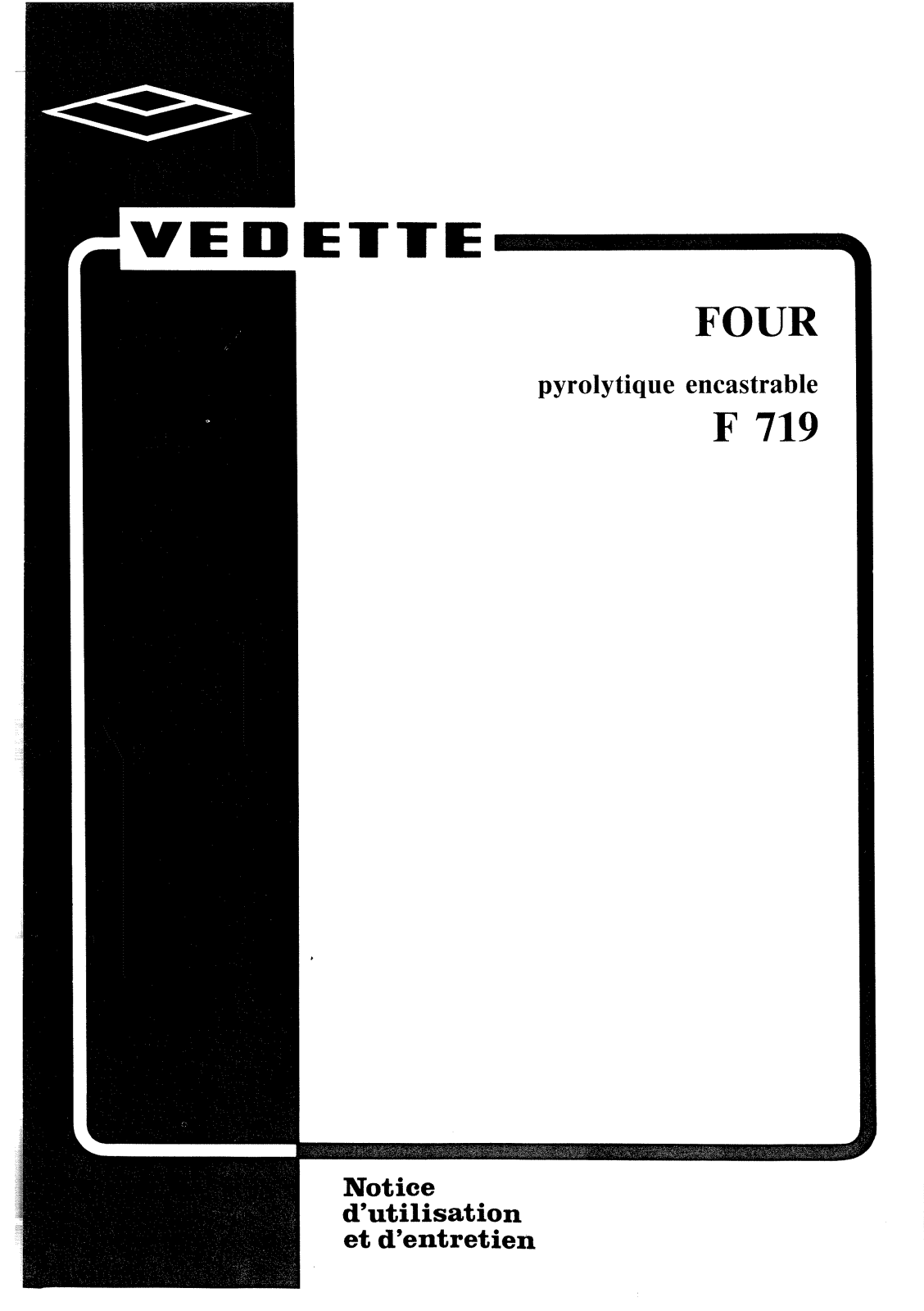 Vedette F719 User Manual