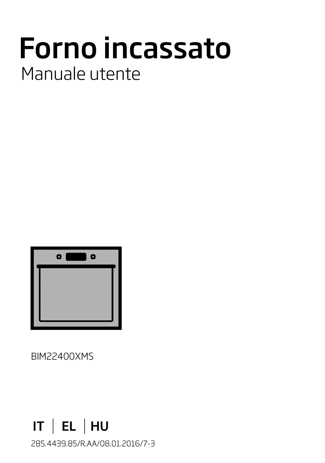 Beko BIM22400XMS User manual