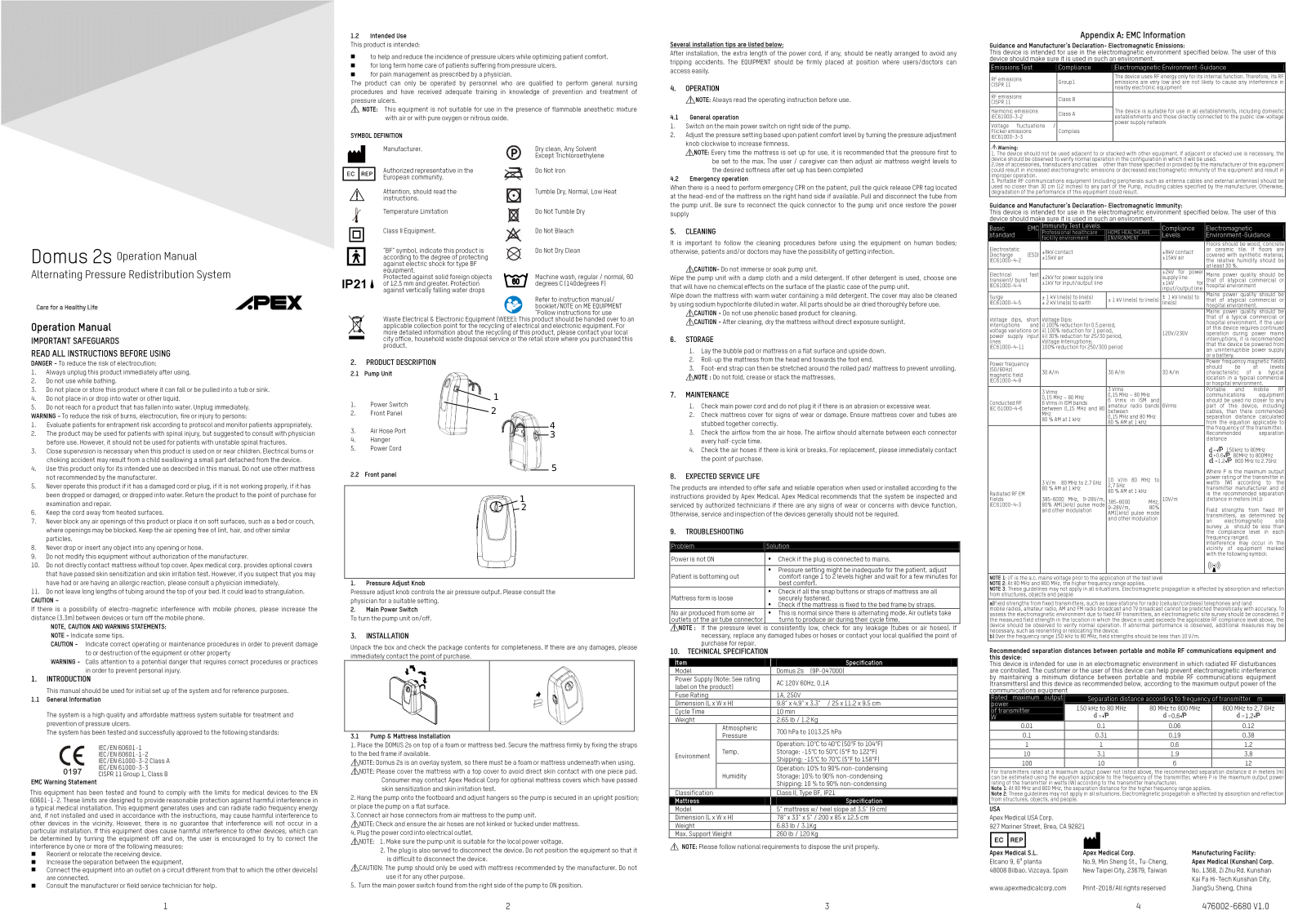 APEX Domus 2S Manual - ManualMachine.com