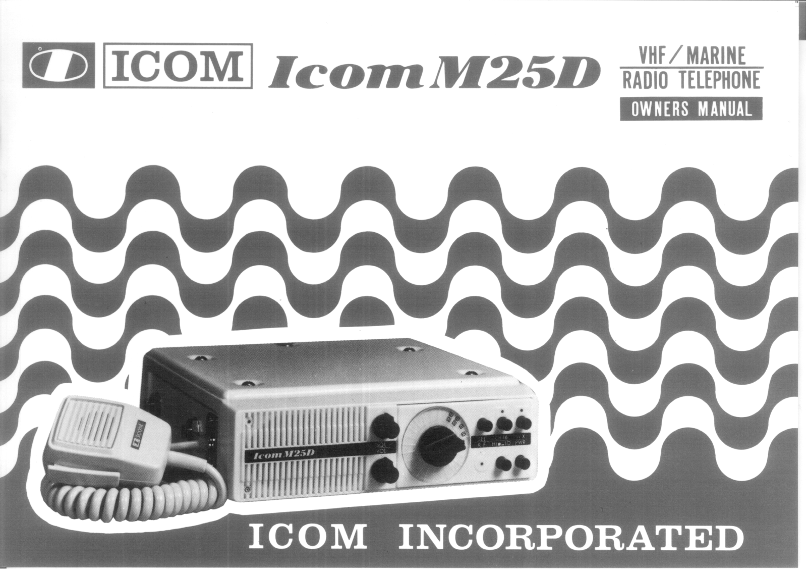 Icom M25D Owner's Manual