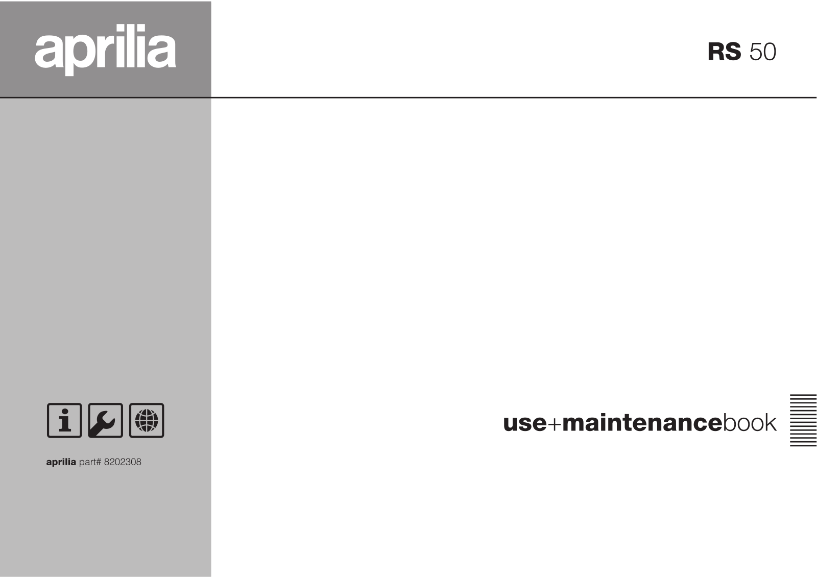 Aprilia RS50 User Manual