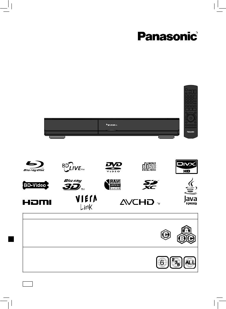 Panasonic DMP-BDT300 User Manual