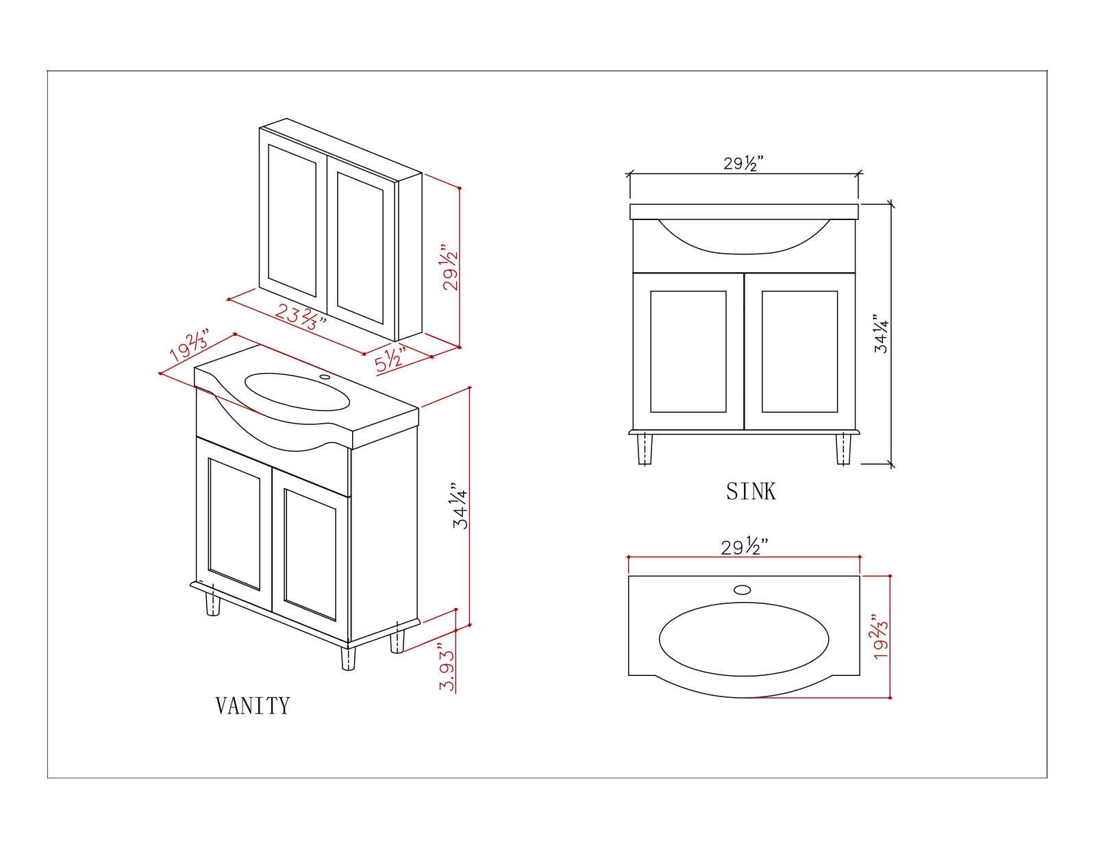 Eviva W003115219 Dimensions - ManualMachine.com