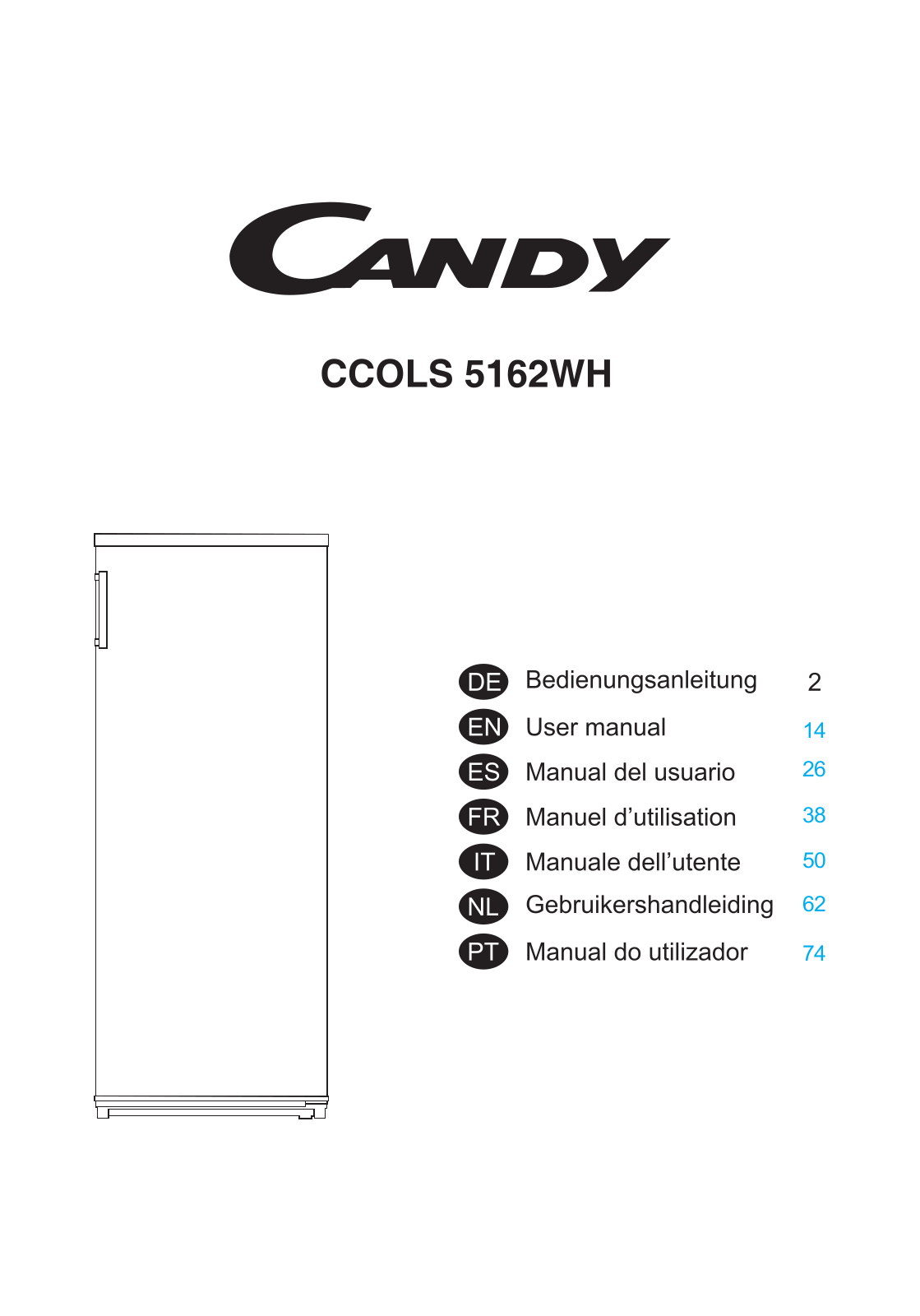 Candy CCOLS 5162WH User Manual