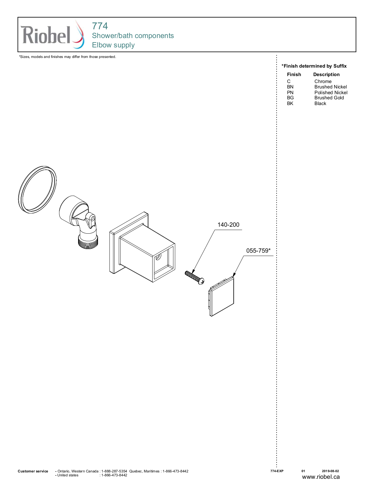 Riobel ROBL1597 Specifications - ManualMachine.com