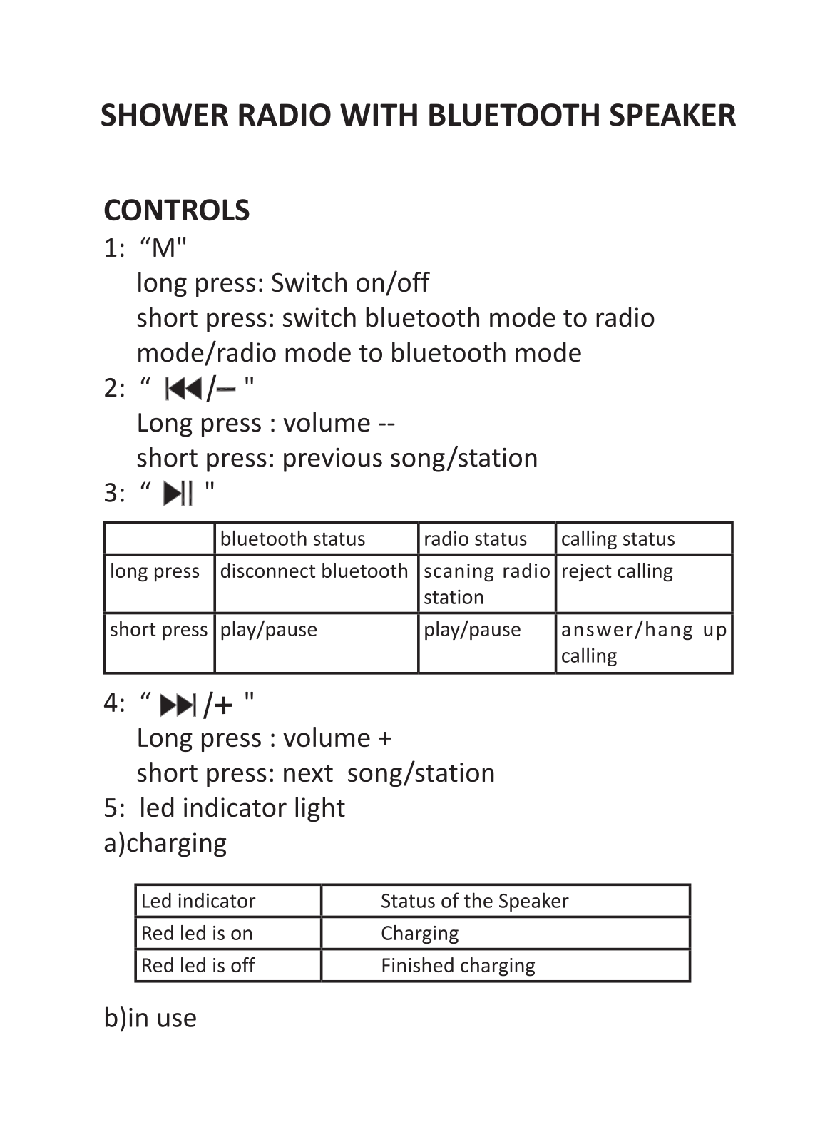 KINGSUN KMR048 User Manual