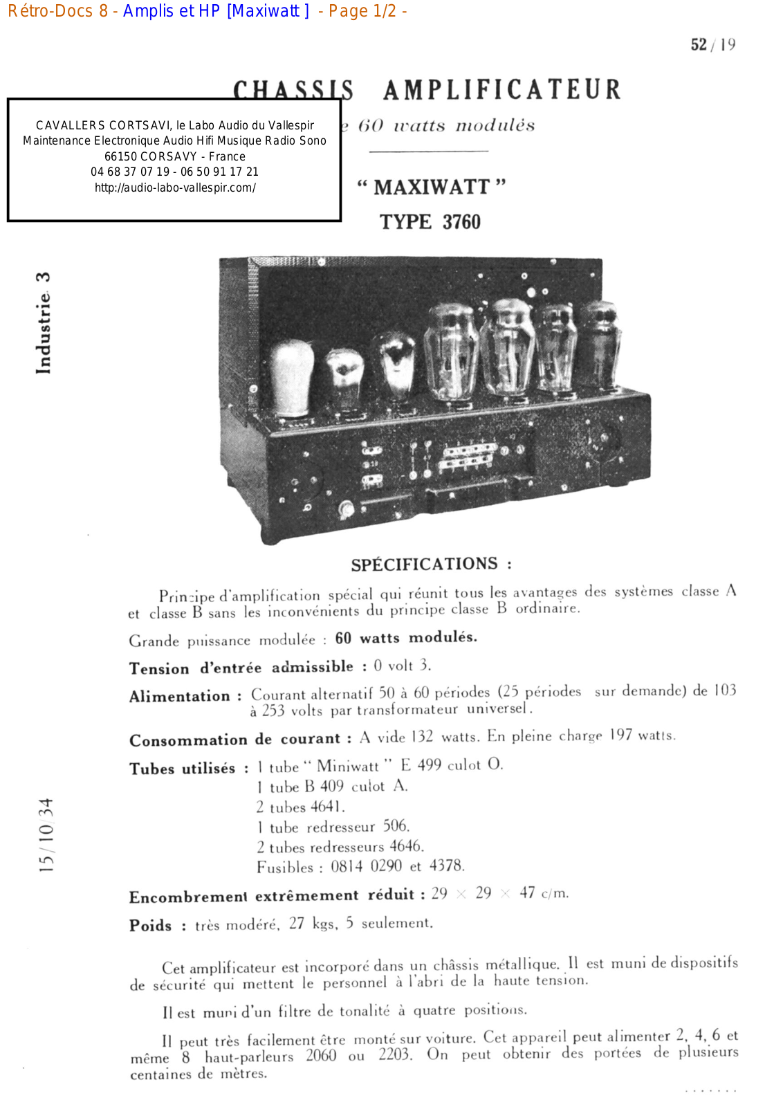 Philips maxiwatt Datasheet - ManualMachine.com
