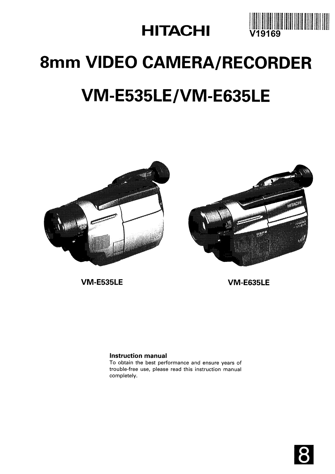 Hitachi VME635LE, VME535LE User Manual