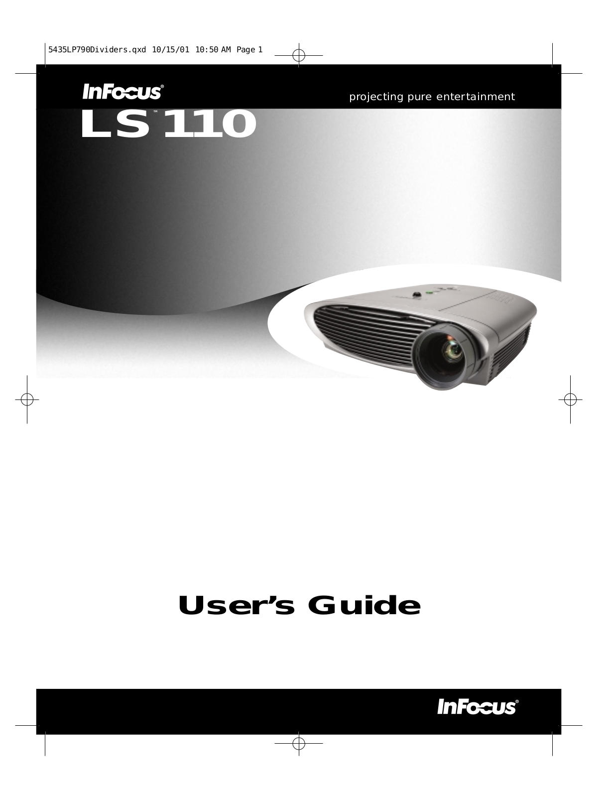 InFocus SP 110 User Manual