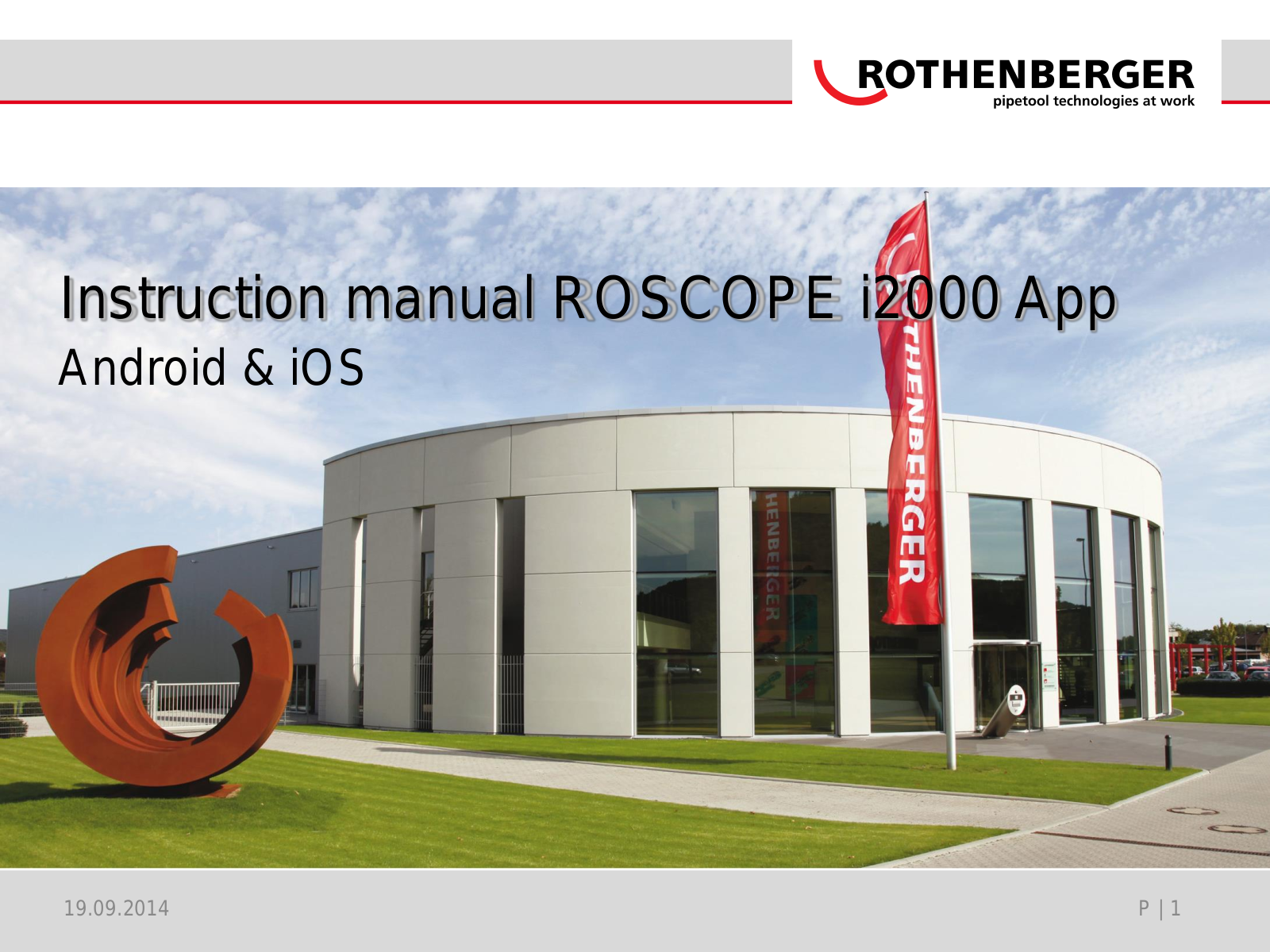 ROTHENBERGER ROSCOPE i2000 Wifi-Connection User Manual