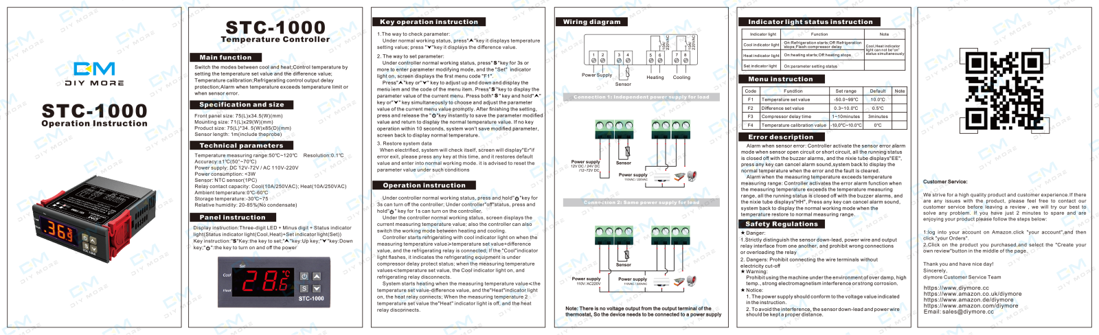 DIY More stc-1000 Operation manual