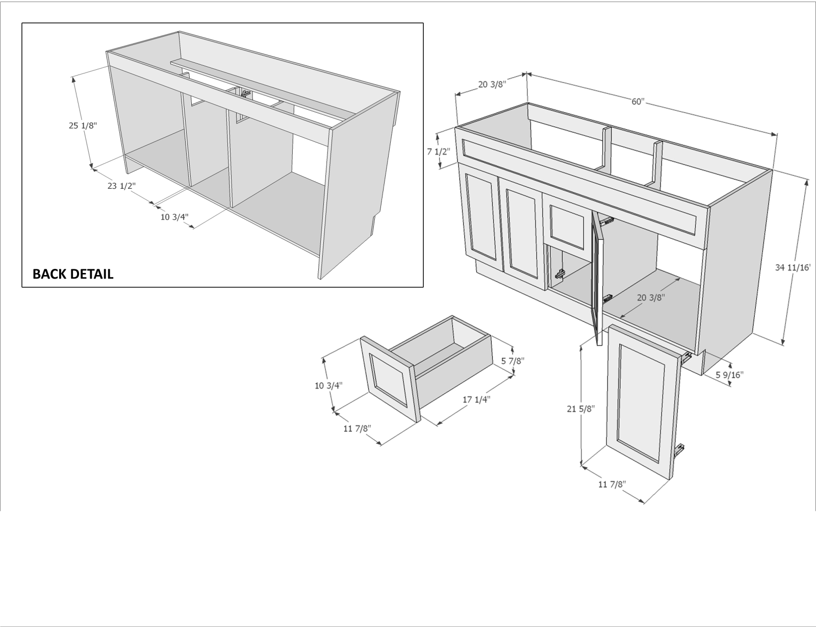 Sand & Stable CUKB1031 Dimensions - ManualMachine.com
