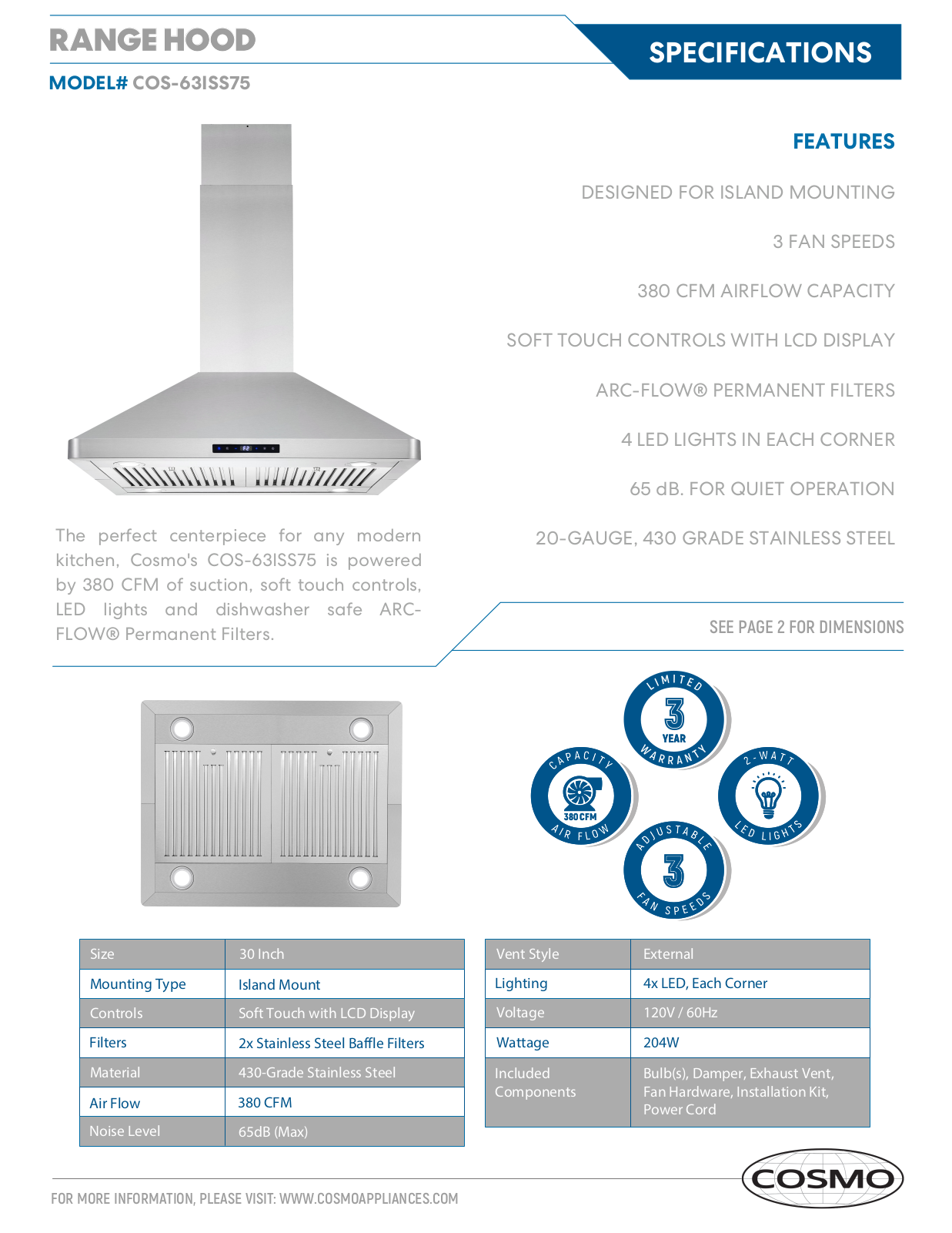 Cosmo DVRD1002 Specifications - ManualMachine.com