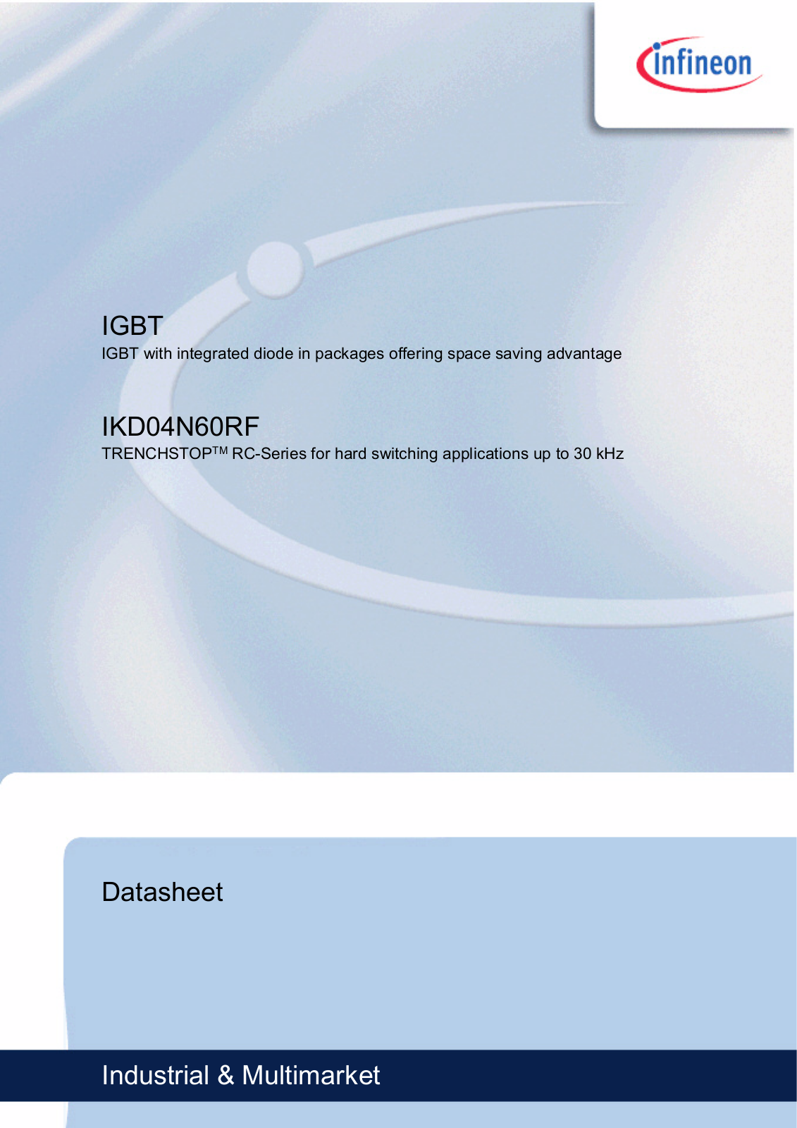 Datasheet ikd04n60rf_1_1 Datasheet - ManualMachine.com