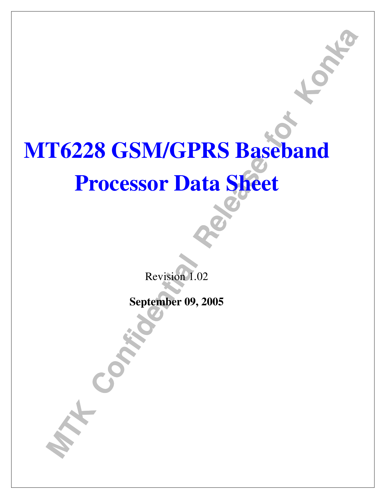 MediaTek MT6228 Schematics