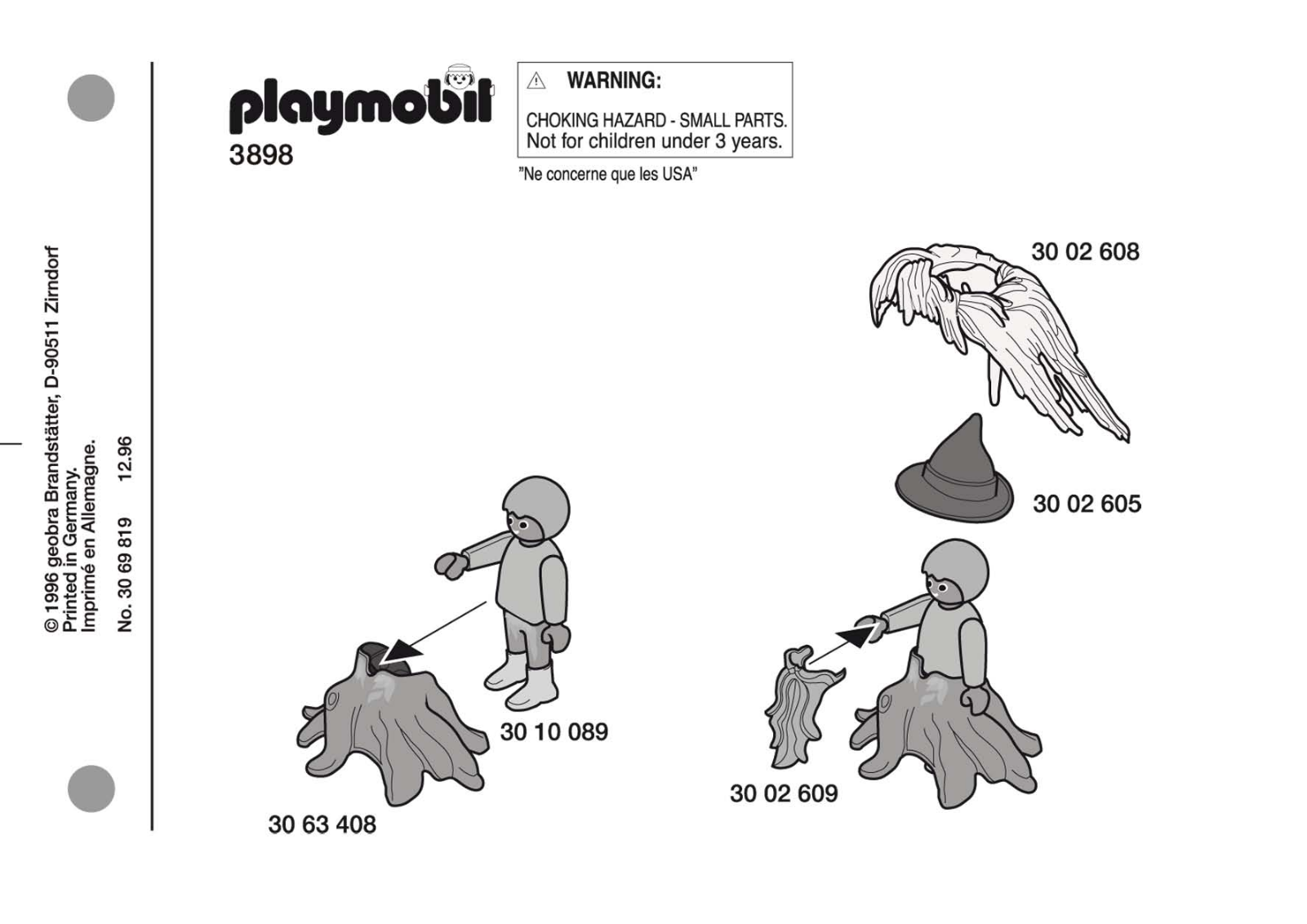 Playmobil 3898 Instructions