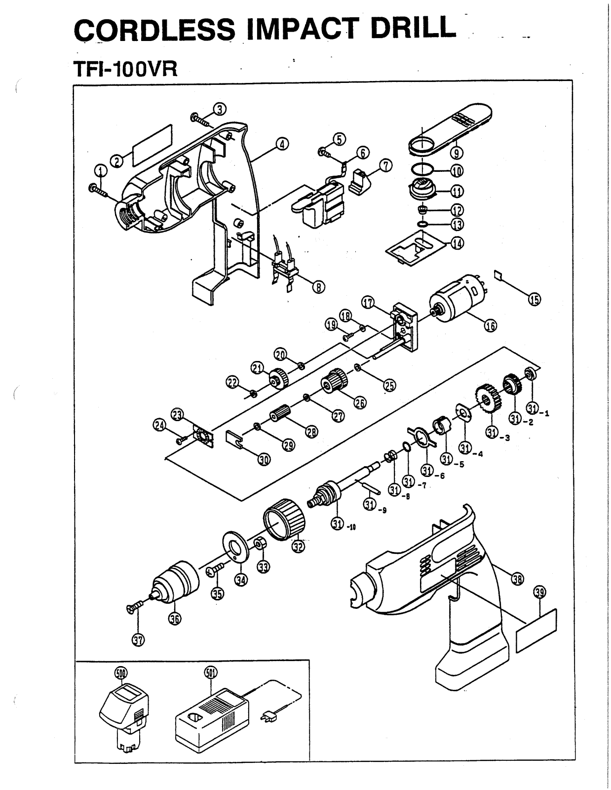 Ryobi TFI100VR User Manual