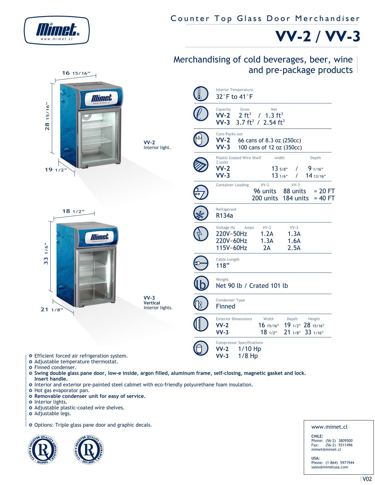 Mimet VV-2 User Manual - ManualMachine.com