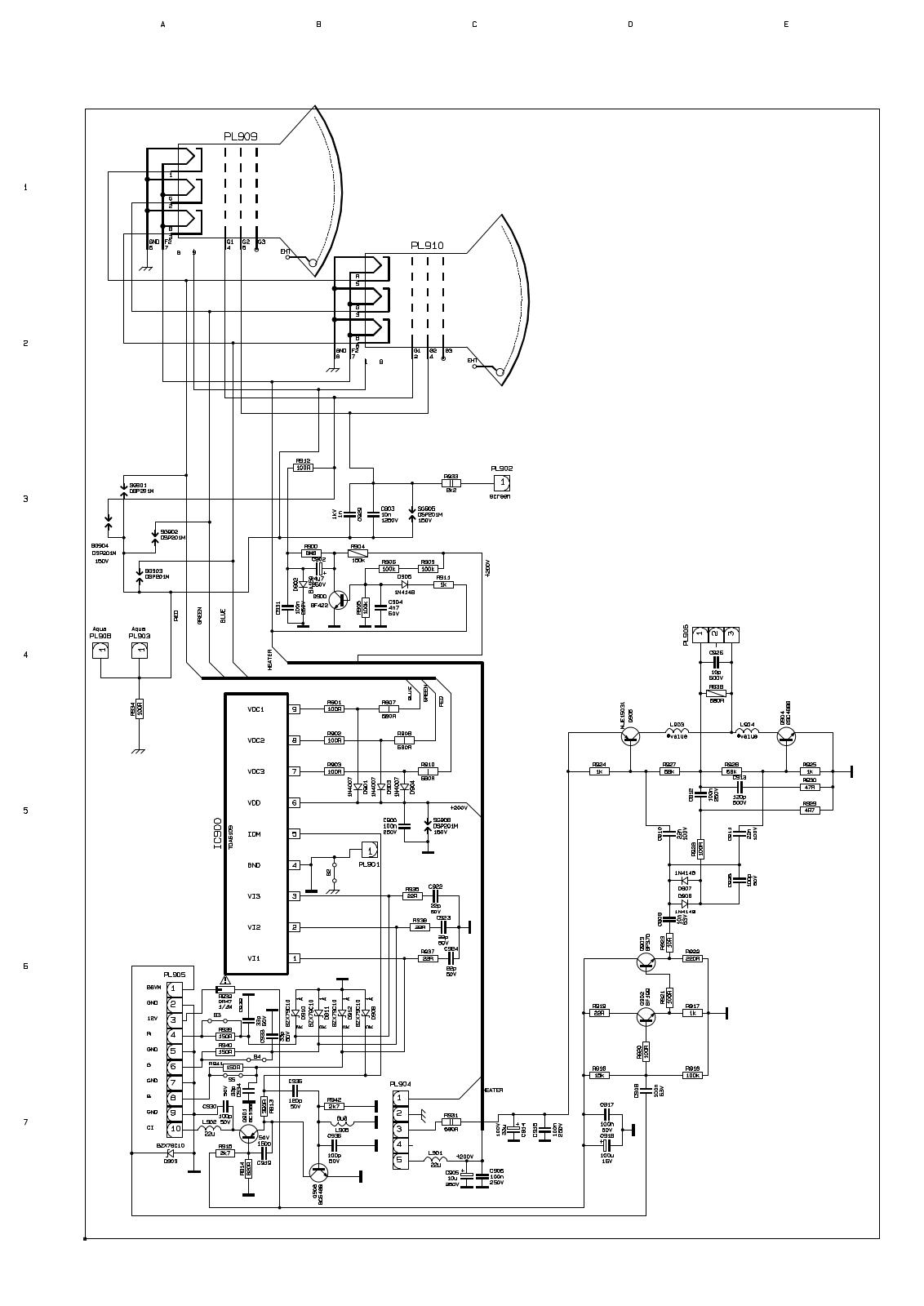 Vestel 11TP52F schematic