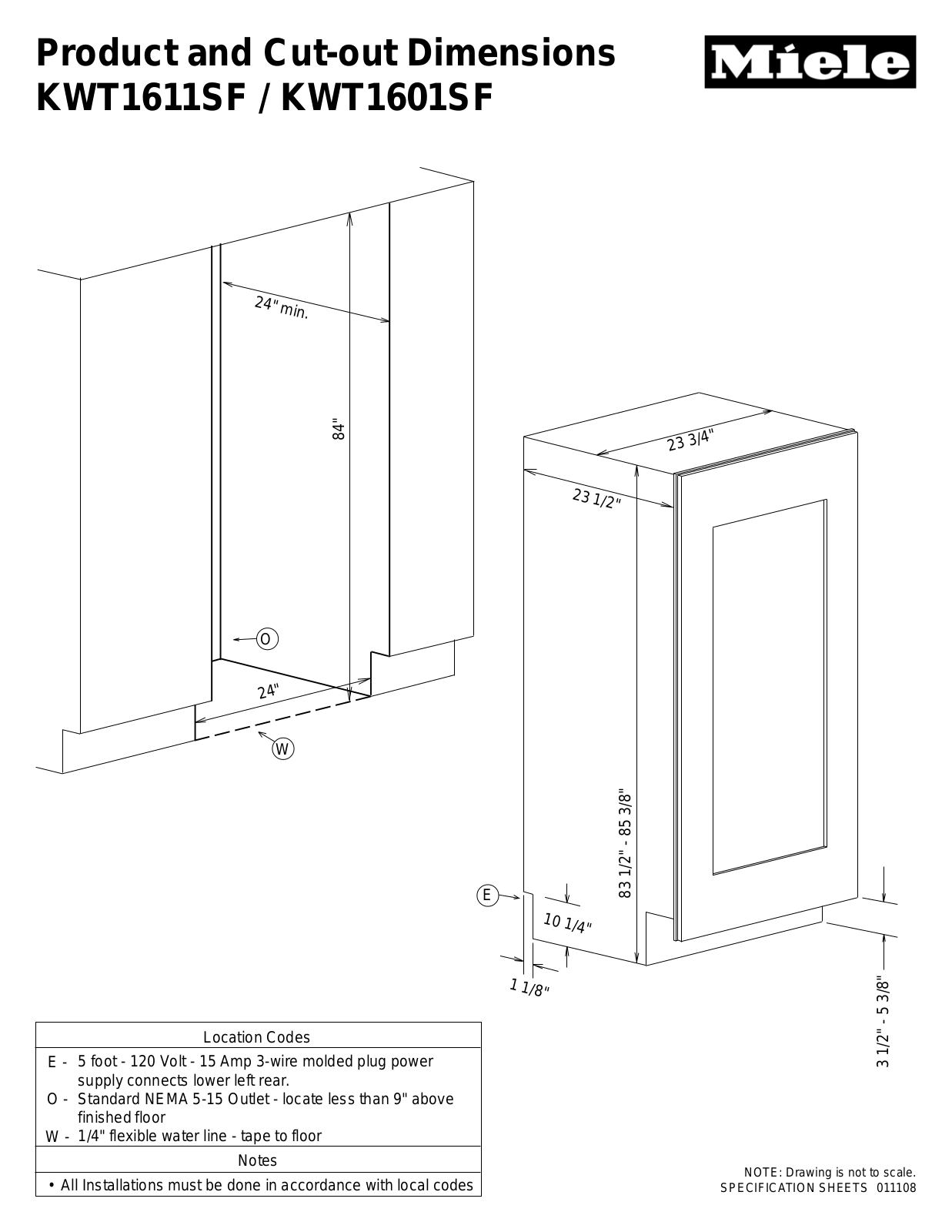 Miele KWT1611SF User Manual