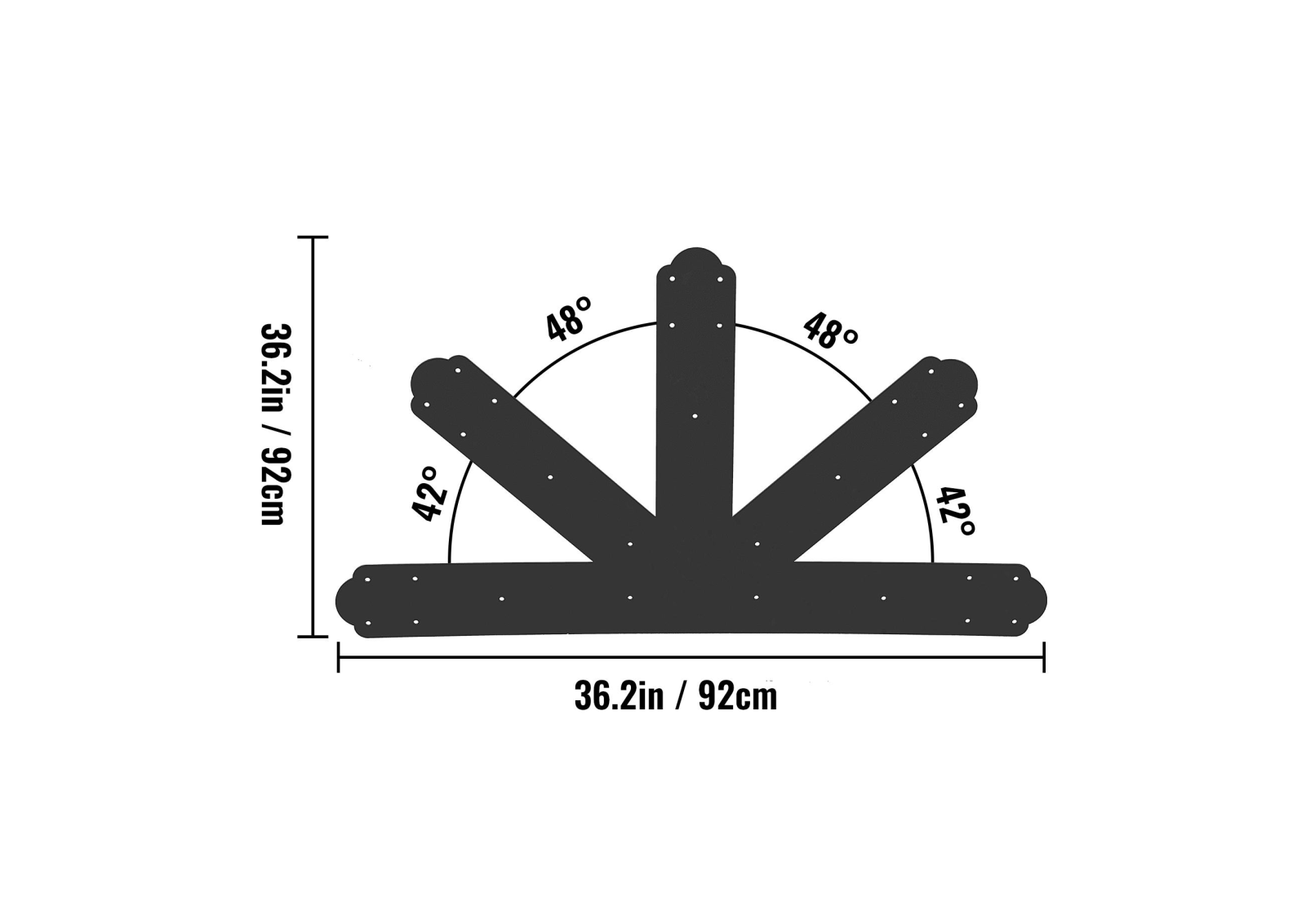 VEVOR FXNU1385 Dimensions - ManualMachine.com