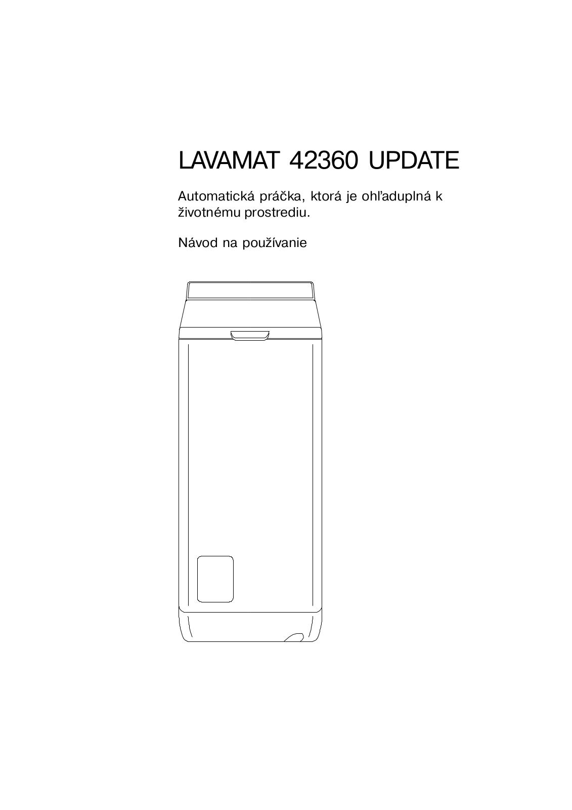 AEG LAVAMAT 42360 User Manual