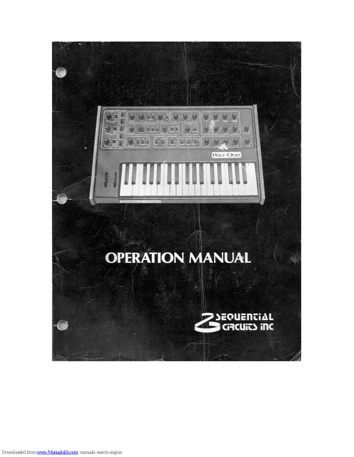 Sequential Pro One Operation Manual